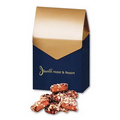 English Butter Toffee in Navy & Gold Gable Top Gift Box